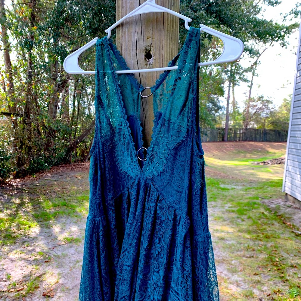 Free People. Size small, deep green.